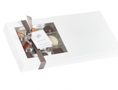 Summerbird Collection gaveæske fyldt chokolade 18 stk 200g